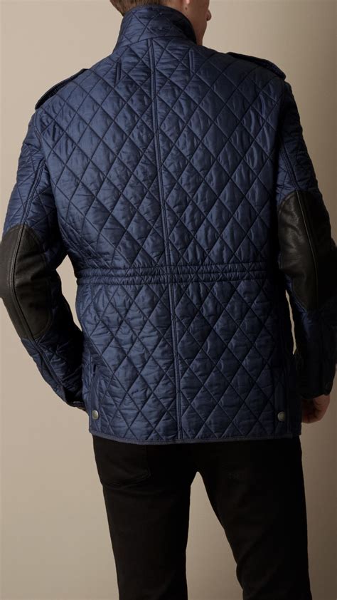 burberry heritage diamond quilted jacket|Burberry diamond quilted jacket men.